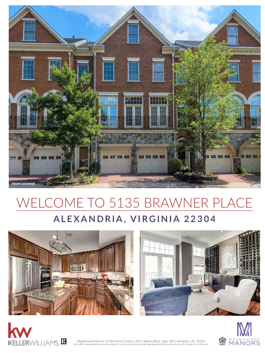 Coming Soon For Rent! Luxury Townhome in Cameron Station, Alexandria VA!