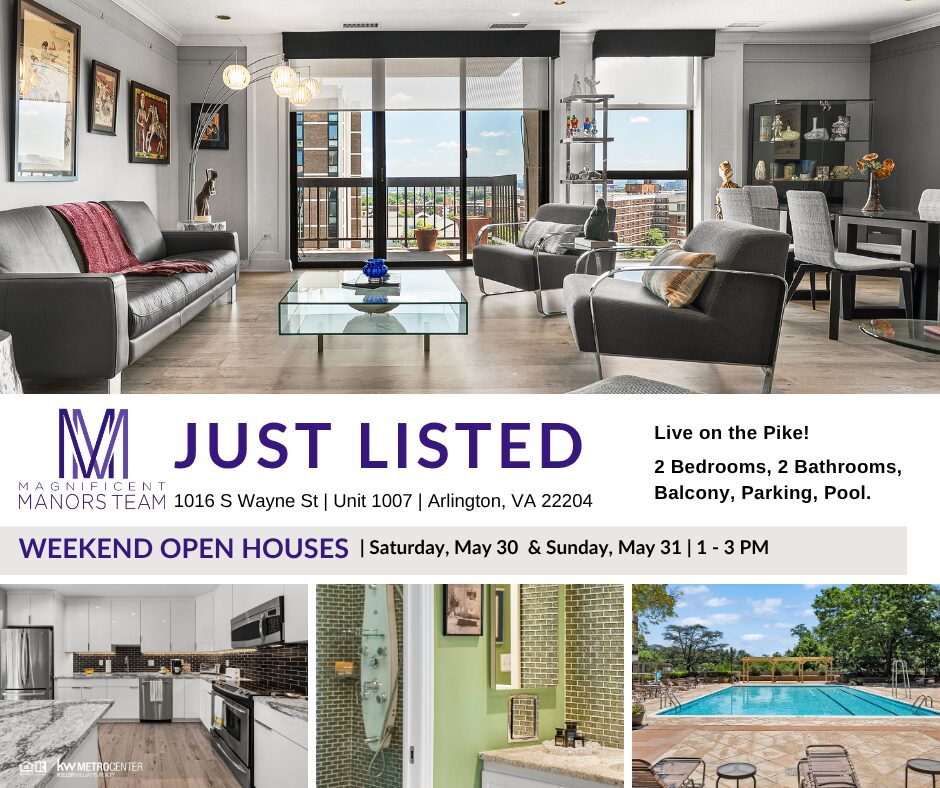 Just Listed! Ten Floors Up on Columbia Pike!